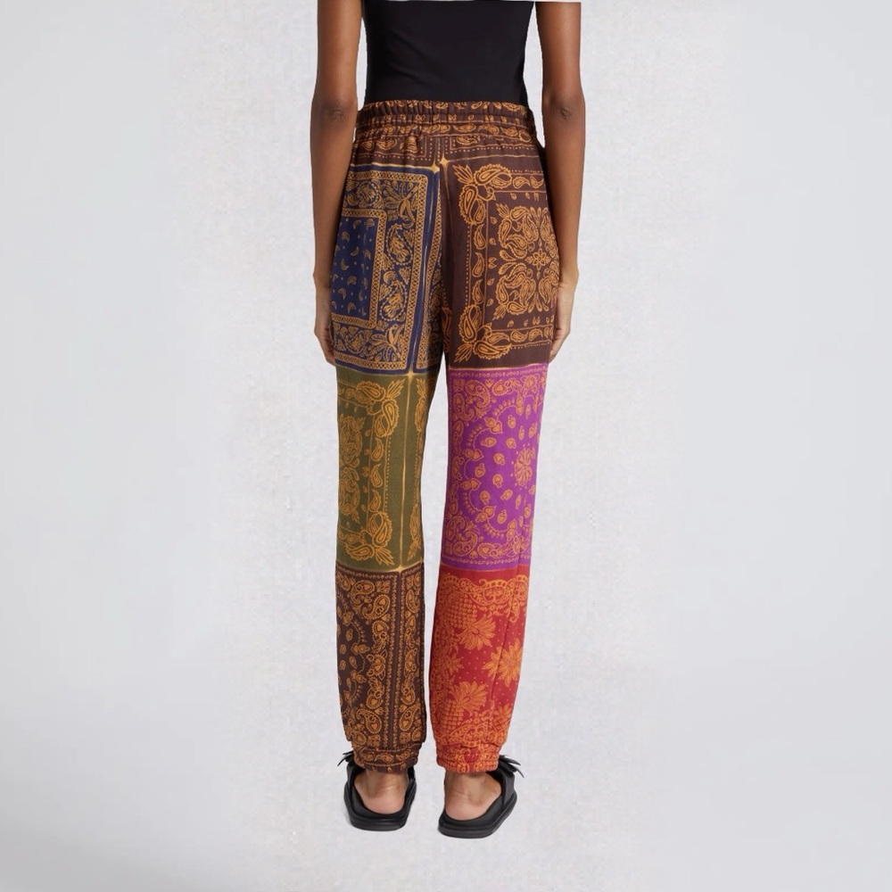 Farm Rio Multicolor Patchwork Joggers - image 5